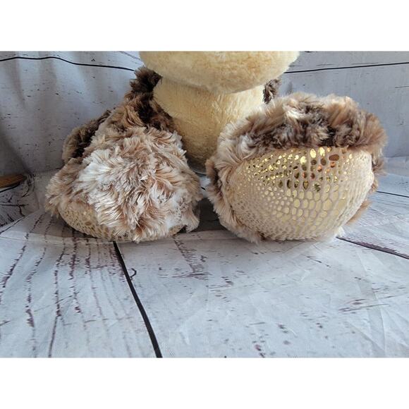 Hug & Luv Brown Horse Stuffed Animal Plush Laying Down 18 Inches Gold Shimmer - Picture 4 of 9